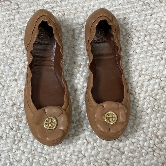 Tory Burch Shelby Floral Flats - Picture 1 of 7